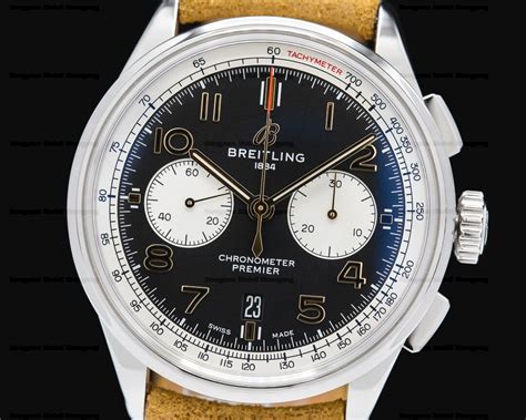 breitling ab0118a21b1x2|navitimer 01 43mm ammo strap.